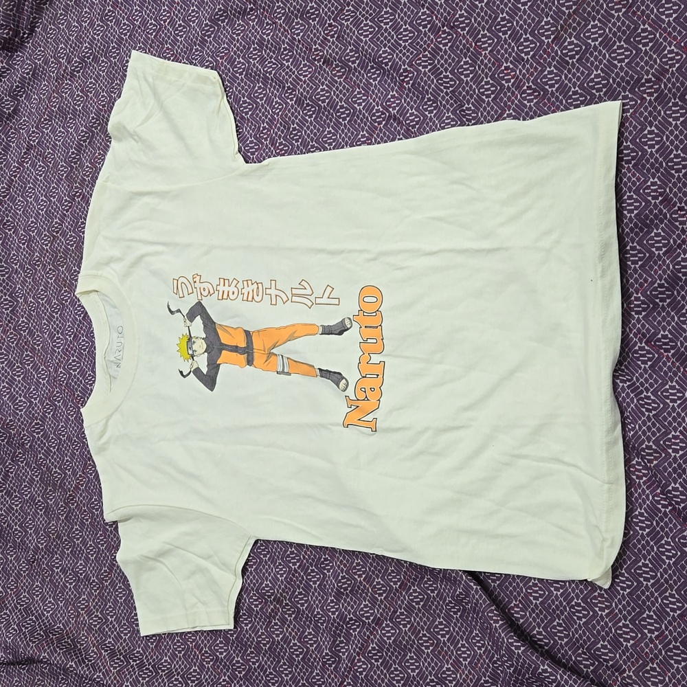 NWOT Great Naruto double sided graphic t shirt tee S Small unisex